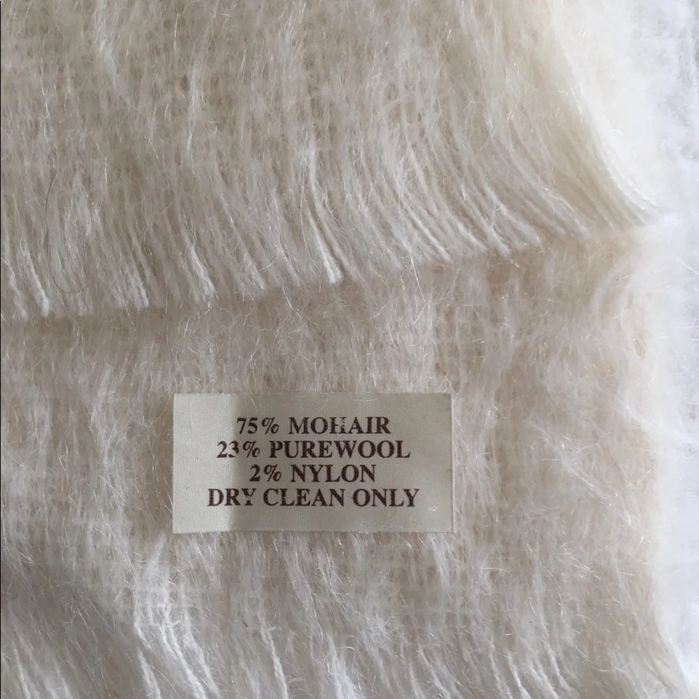 NWOT Distinction by Bronte Luxury Mohair throw - Picture 3 of 7